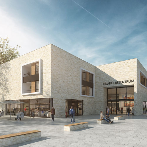 Die Gruppe GME nimmt mit ihrer städtebaulichen Konzeptstudie zur Bebauung der Graubündner Straße 12 - 14 in Bremen am Wettbewerb teil